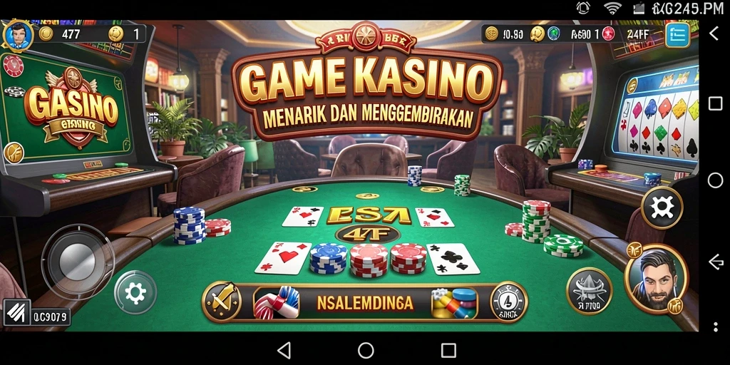 Tampilan gameplay 47F yang seru dan mendebarkan.