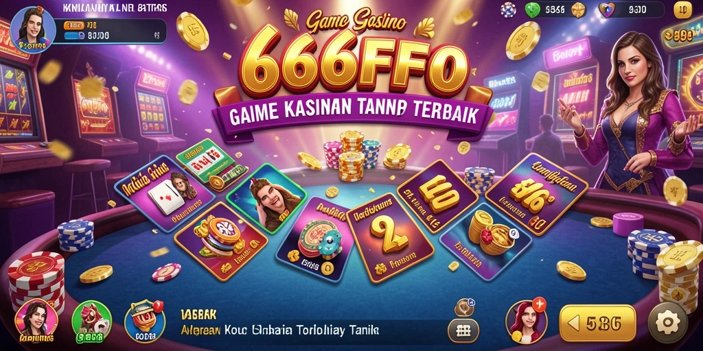 Tampilan menarik gameplay Kasino yang menegangkan di 666FF.