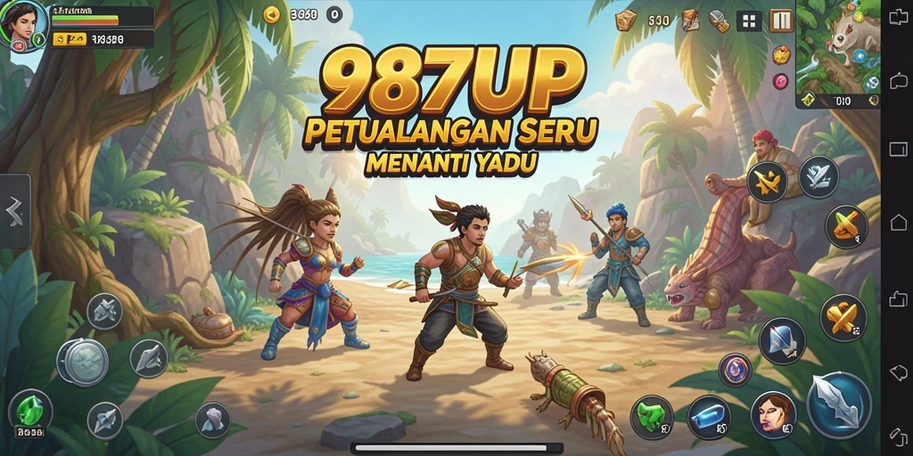 Tampilan gameplay 987UP yang memukau dan penuh aksi.