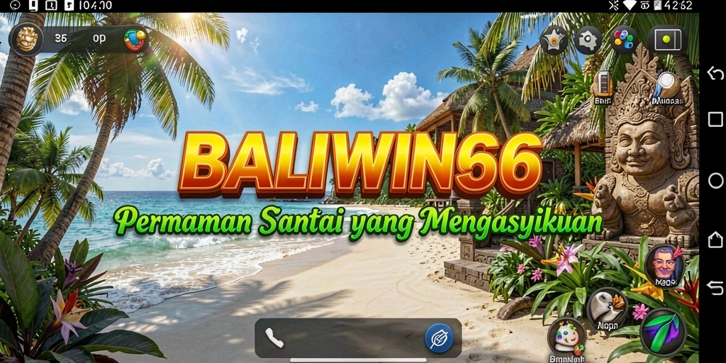 Tampilan gameplay BALIWIN66 yang ceria dan menarik.