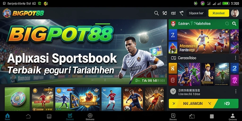 Tampilan gameplay Sportsbook yang menarik dan interaktif.