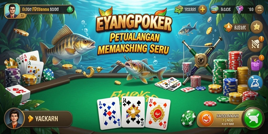 Tangkapan ikan yang menakjubkan saat bermain EYANGPOKER.