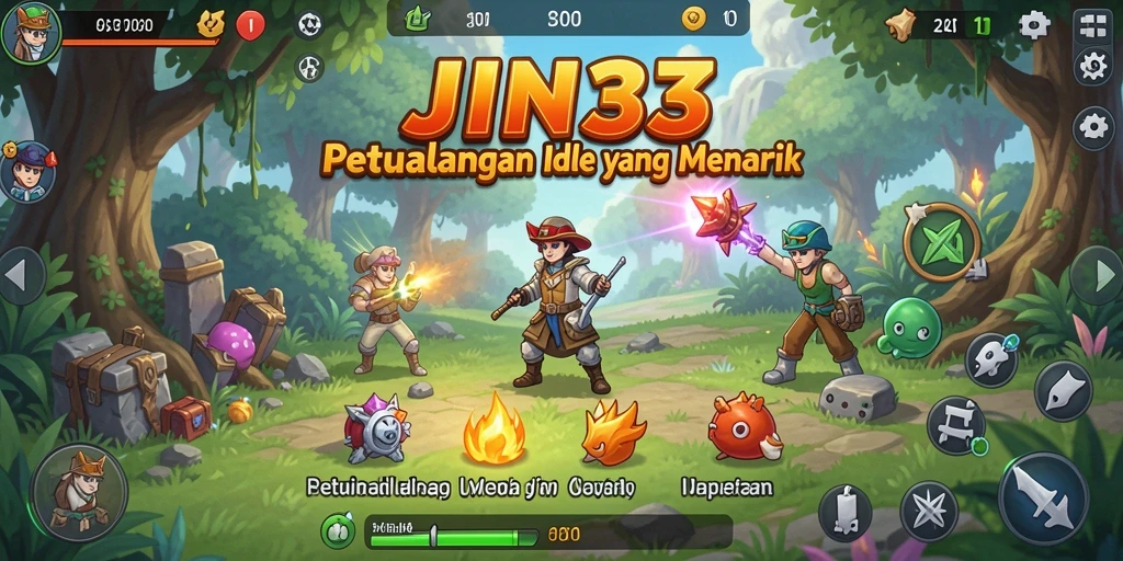 Tampilan gameplay menarik dari JIN33 yang penuh aksi.