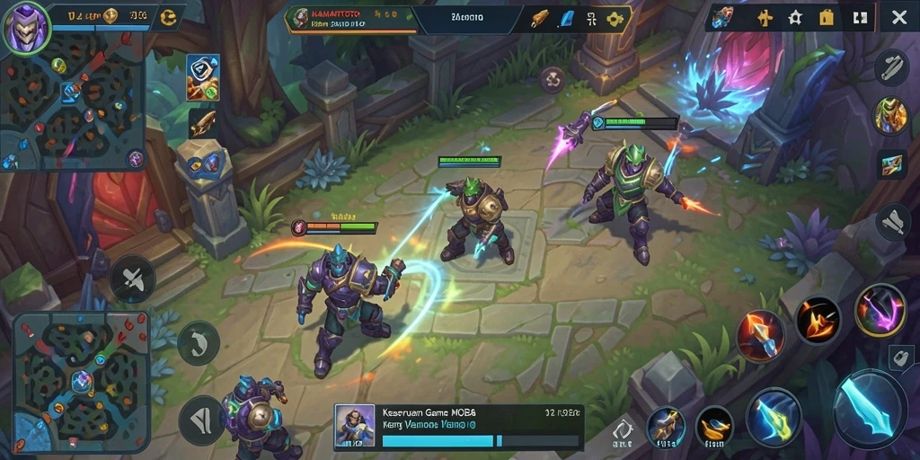 Screenshot gameplay KAMARTOTO yang penuh aksi dan strategi.