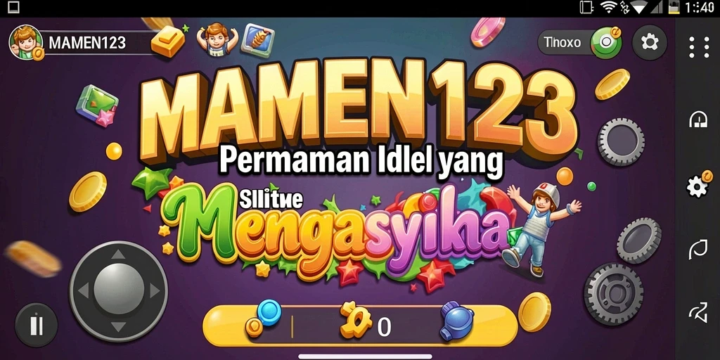 Tampilan gameplay MAMEN123 yang seru dan mengasyikkan.