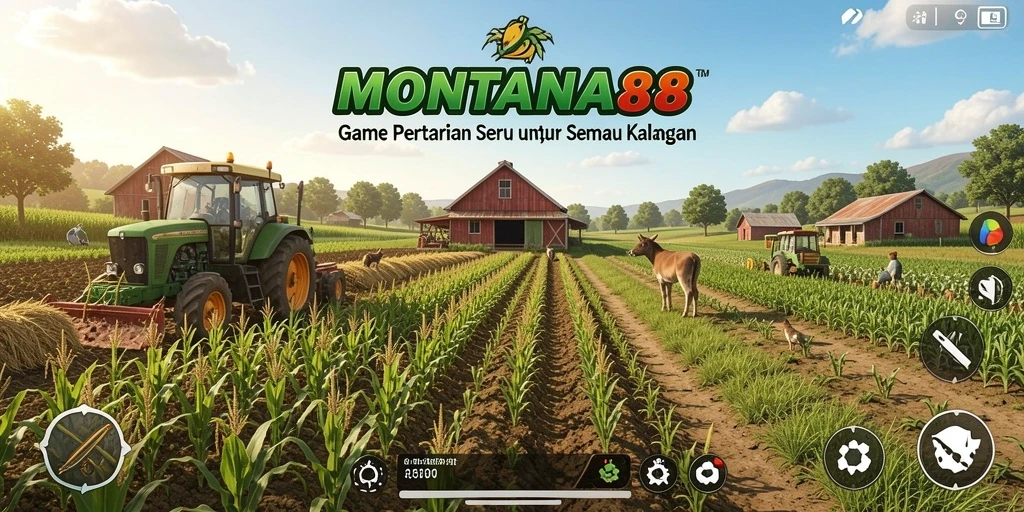 Tampilan gameplay seru dan realistis dalam MONTANA88.