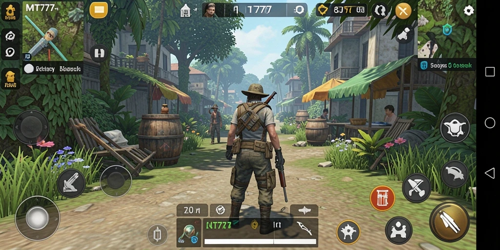 Screenshot gameplay MT777 menunjukkan berbagai aktivitas menarik di dunia simulasi.