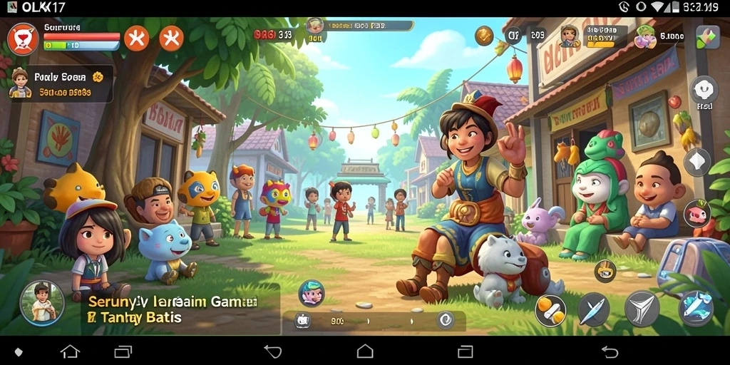 Tangkapan layar utama OLX17 menampilkan aksi gameplay yang seru dan menyenangkan.