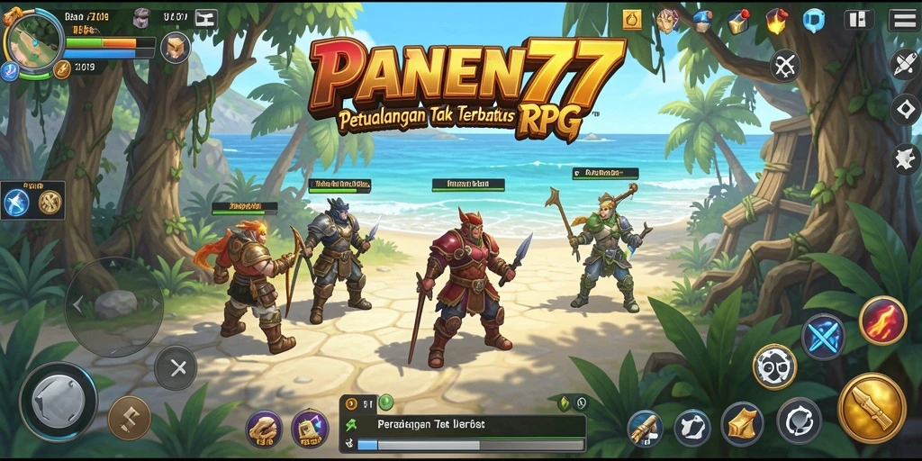 Tangkapan layar gameplay <strong>PANEN77</strong> menampilkan petualangan epik di dunia RPG.