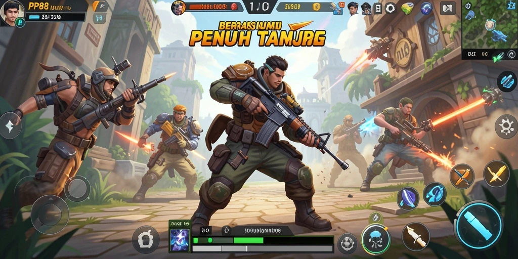 Tangkapan layar utama dari gameplay PP88 yang seru dan penuh aksi.