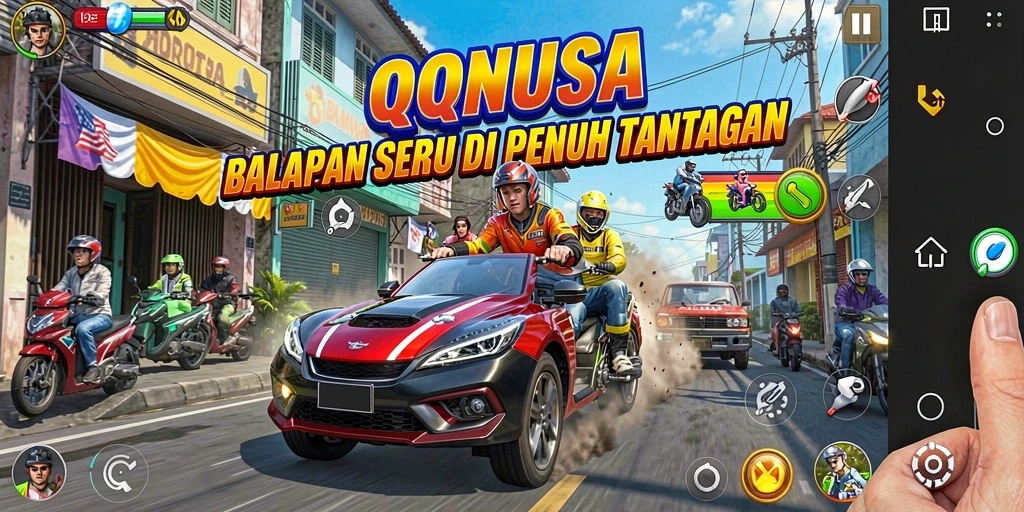 Tangkapan layar mengungkapkan momen balapan mendebarkan di lintasan yang penuh tantangan.