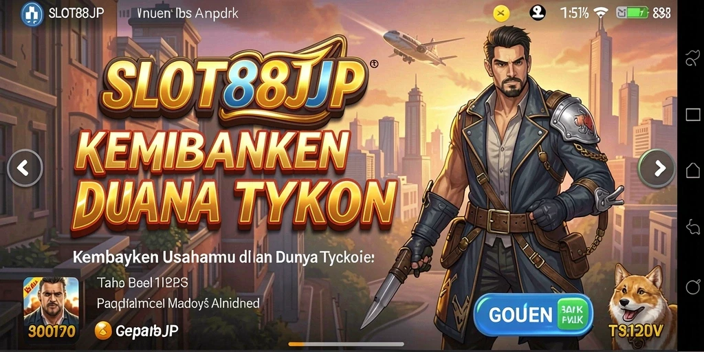 Screenshot dari gameplay SLOT88JP yang menunjukkan pengelolaan usaha yang menarik.