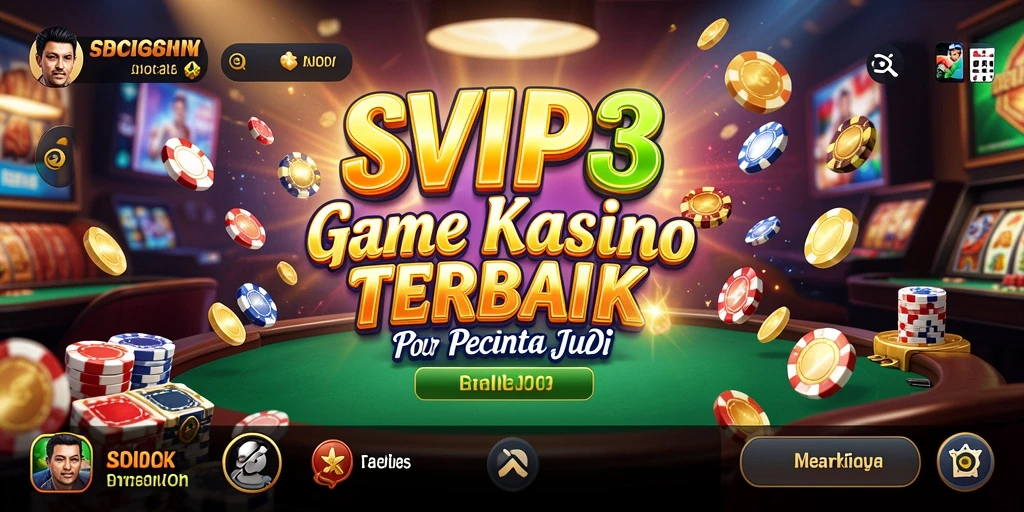 Screenshot gameplay SVIP3 yang menampilkan suasana Kasino yang seru dan menarik.