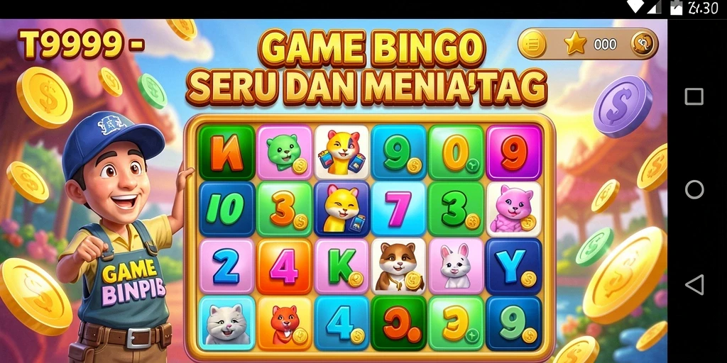 Tampilan gameplay Bingo yang seru dan interaktif.