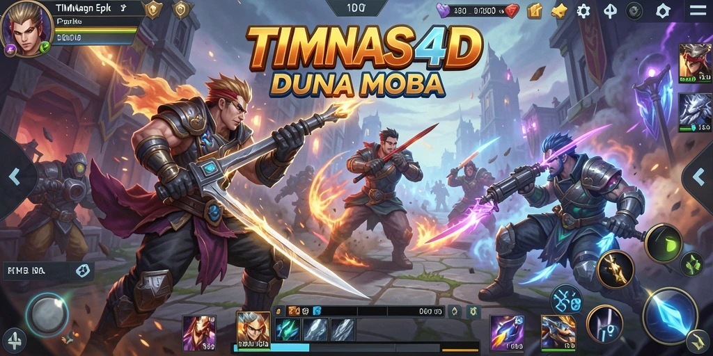 Screenshot gameplay intens di arena TIMNAS4D.