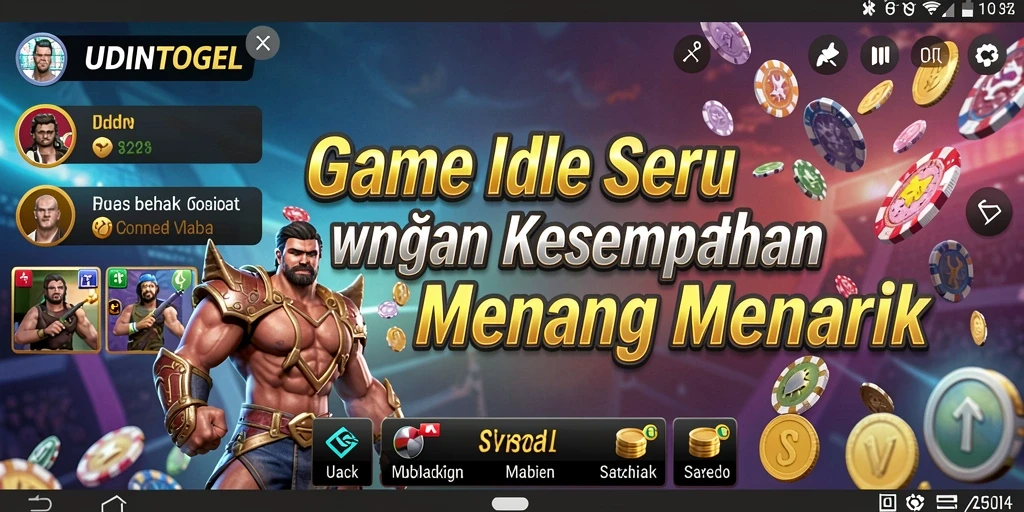 Screenshot gameplay <strong>UDINTOGEL</strong> menampilkan aksi seru dalam permainan Idle.