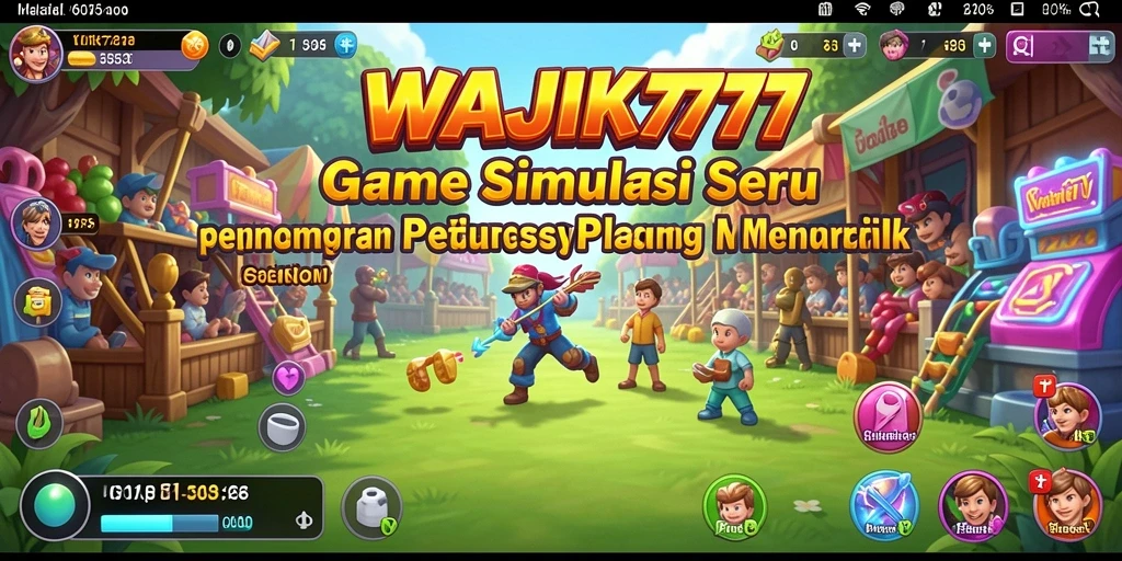 Screenshot gameplay WAJIK777 yang menampilkan keseruan simulasi.