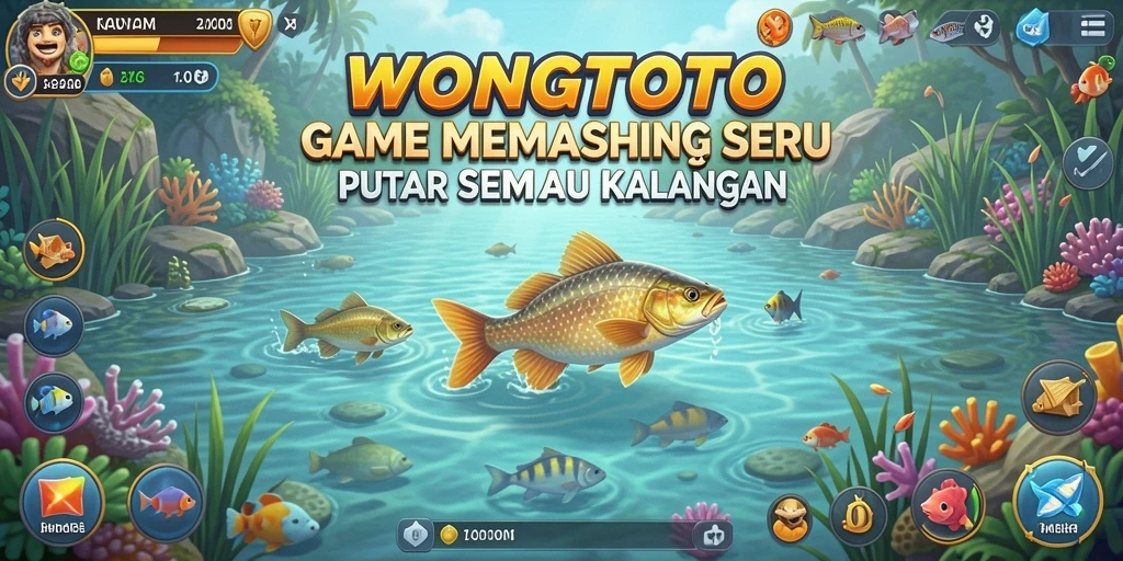Gameplay WONGTOTO yang seru dan menantang dalam memancing.